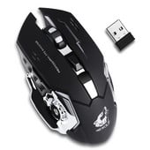 X8 bežični miš za igranje Punjivi tihi LED pozadinsko osvjetljenje USB optički ergonomski miš za igranje LOL miševi miš za surfanje za igrače za PC