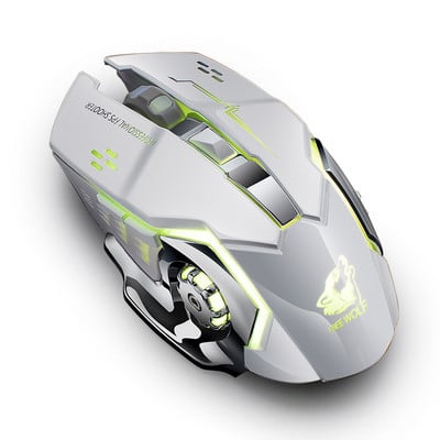 X8 bežični miš za igranje Punjivi tihi LED pozadinsko osvjetljenje USB optički ergonomski miš za igranje LOL miševi miš za surfanje za igrače za PC