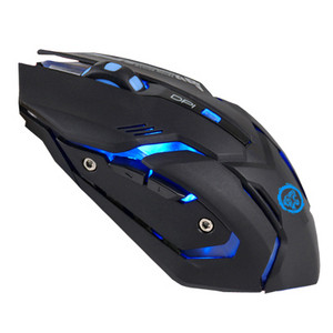 Újratölthető vezeték nélküli játék egér 7 színű háttérvilágítású Breath Comfort Gamer egerek számítógéphez asztali laptop notebook PC
