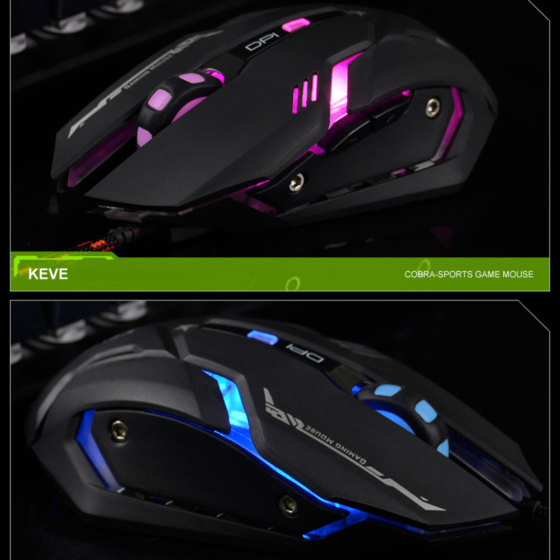 Újratölthető vezeték nélküli játék egér 7 színű háttérvilágítású Breath Comfort Gamer egerek számítógéphez asztali laptop notebook PC