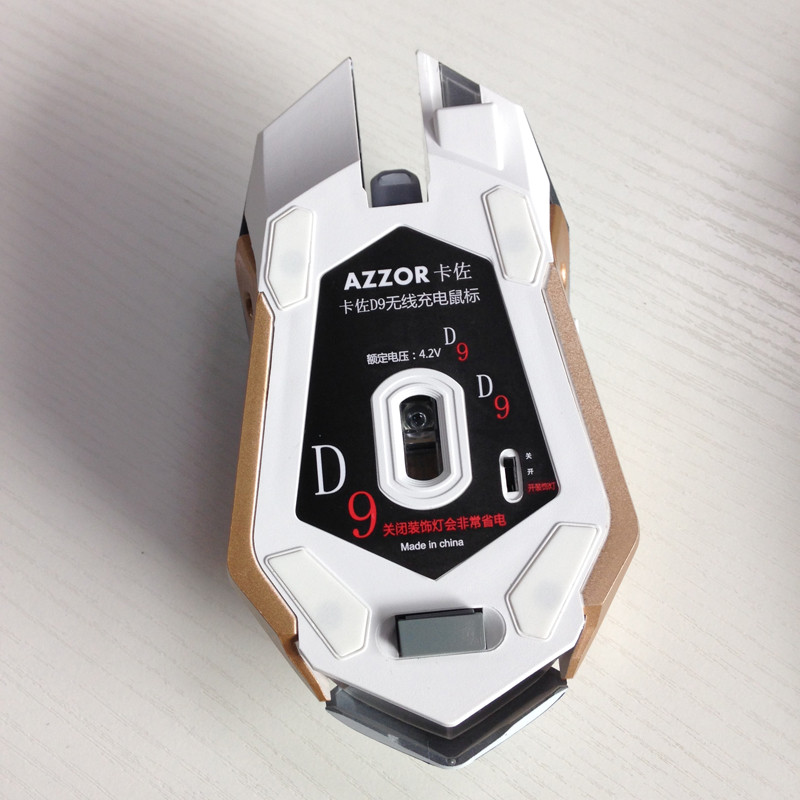 Újratölthető vezeték nélküli játék egér 7 színű háttérvilágítású Breath Comfort Gamer egerek számítógéphez asztali laptop notebook PC