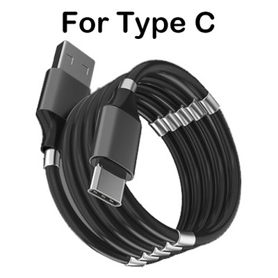 Za Samsung S22 Ultra Xiaomi Redmi Magnetic Data Sync Corde Rope Fast Charging 4A USB kabel Za Type C Micro Charger Dodaci
