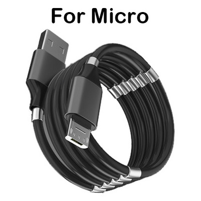Za Samsung S22 Ultra Xiaomi Redmi Magnetic Data Sync Corde Rope Fast Charging 4A USB kabel Za Type C Micro Charger Dodaci
