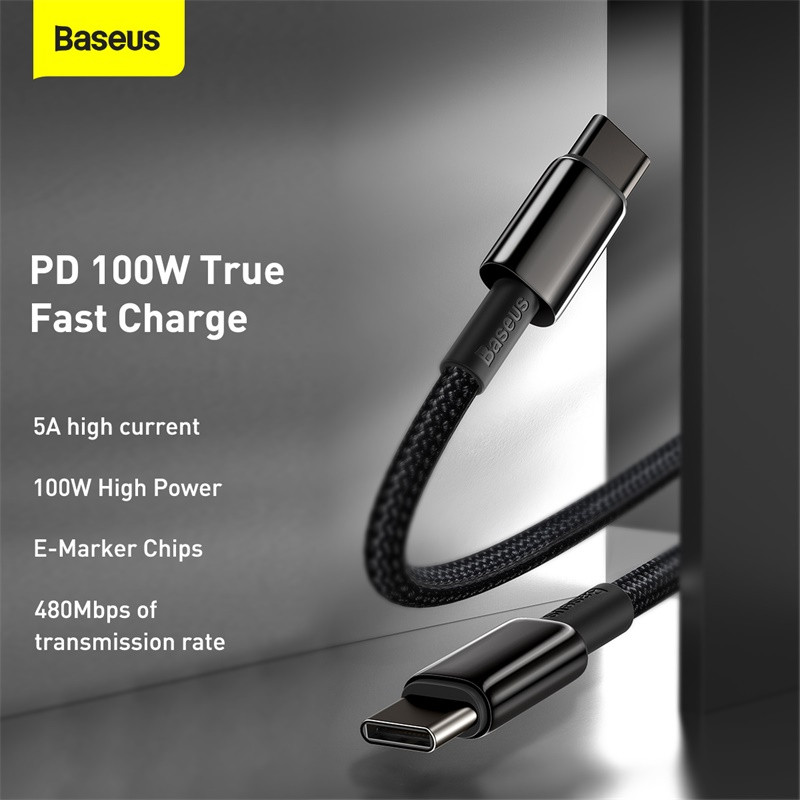 Baseus 100W USB C na USB tip C kabel USB-C žica za brzo punjenje podataka USBC tip-C PD kabel za MacBook iPad Xiaomi Mi 10 Pro Samsung