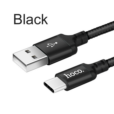 Originálny kábel HOCO USB typu C 2A, kábel USB typu C pre rýchle nabíjanie, dátový kábel typu C, nabíjací kábel USB typu C pre Galaxy S8 Plus, Xiaomi 6, Mi5