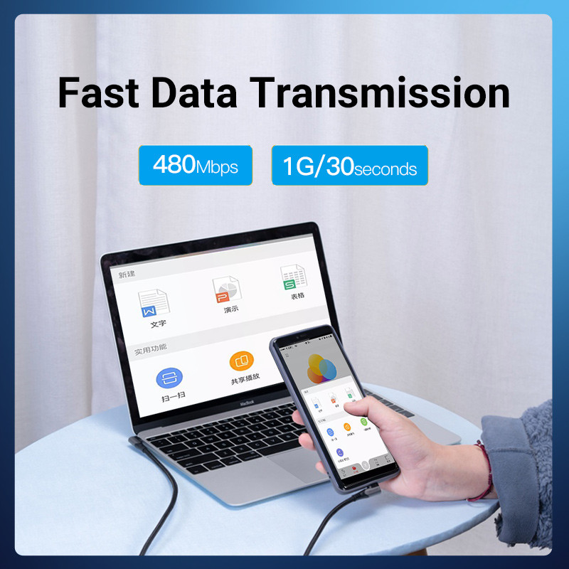 Nabíjací kábel Vention PD 100W USB Type-C na USB C pre Samsung S10 S20 MacBook Pro iPad Quick Charger 4.0 PD Fast Charging Cable