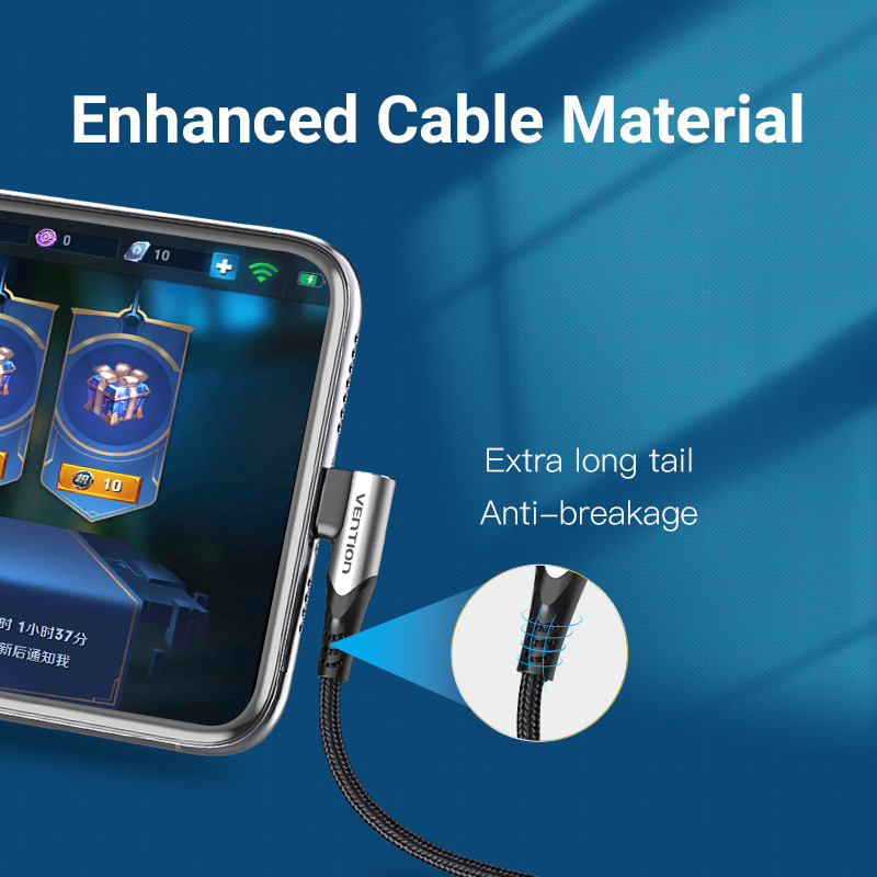 Nabíjací kábel Vention PD 100W USB Type-C na USB C pre Samsung S10 S20 MacBook Pro iPad Quick Charger 4.0 PD Fast Charging Cable