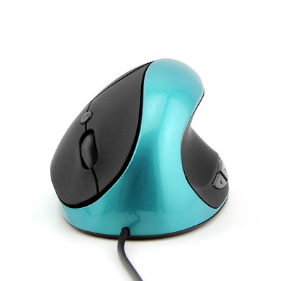 CHYI Ergonomski okomiti žičani miš punjivi 5D optički USB tihi miševi 1600 DPI uredski zdravi miš za igranje za prijenosno računalo