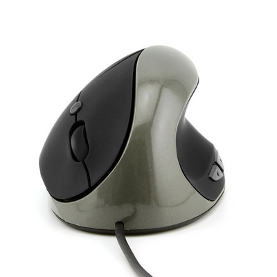 CHYI Ergonomski okomiti žičani miš punjivi 5D optički USB tihi miševi 1600 DPI uredski zdravi miš za igranje za prijenosno računalo