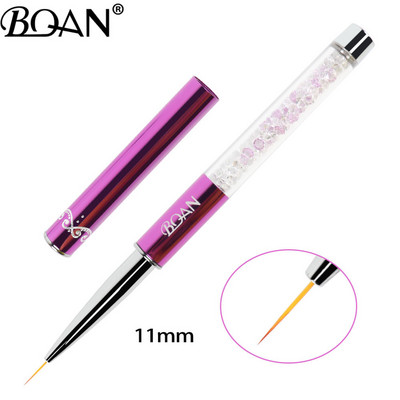 BQAN 1db #2#4#6#8#10#12 köröm UV gél toll ecset körömdíszítés színátmenet rózsás színű ecset akril UV gél hullámos 3D csúcs hatású kivitel