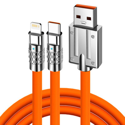 66 W 5A gyorstöltő USB C kábel iOS Lighting folyékony szilikon kábel iPhone 13 Xiaomi Huawei Samsung töltő adatvonalhoz