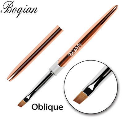 BQAN Rose Gold nyéllel UV gél körömkefe bélés festőtoll akril rajzoló ecset körmökhöz Nail Art eszköz körömtoll