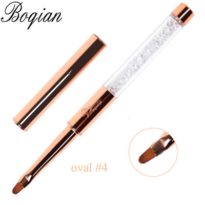 BQAN Rose Gold nyéllel UV gél körömkefe bélés festőtoll akril rajzoló ecset körmökhöz Nail Art eszköz körömtoll