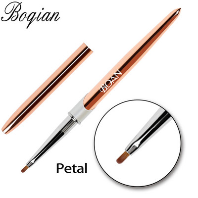 BQAN Rose Gold nyéllel UV gél körömkefe bélés festőtoll akril rajzoló ecset körmökhöz Nail Art eszköz körömtoll