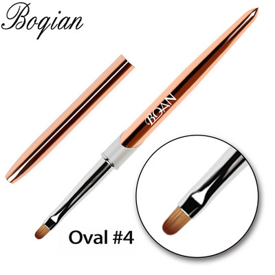 BQAN Rose Gold nyéllel UV gél körömkefe bélés festőtoll akril rajzoló ecset körmökhöz Nail Art eszköz körömtoll