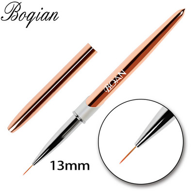 BQAN Rose Gold nyéllel UV gél körömkefe bélés festőtoll akril rajzoló ecset körmökhöz Nail Art eszköz körömtoll