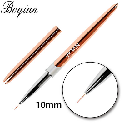 BQAN Rose Gold nyéllel UV gél körömkefe bélés festőtoll akril rajzoló ecset körmökhöz Nail Art eszköz körömtoll