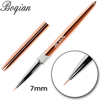 BQAN Rose Gold nyéllel UV gél körömkefe bélés festőtoll akril rajzoló ecset körmökhöz Nail Art eszköz körömtoll