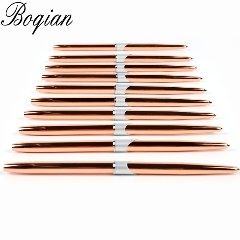 BQAN Rose Gold nyéllel UV gél körömkefe bélés festőtoll akril rajzoló ecset körmökhöz Nail Art eszköz körömtoll