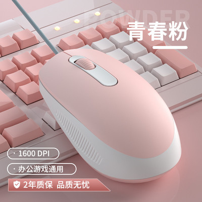 USB žičani gaming miš 1600DPI Mute Mouse Makro prijenosno računalo USB kućni ured Ergonomski dizajn za PC prijenosno računalo Dodatna oprema