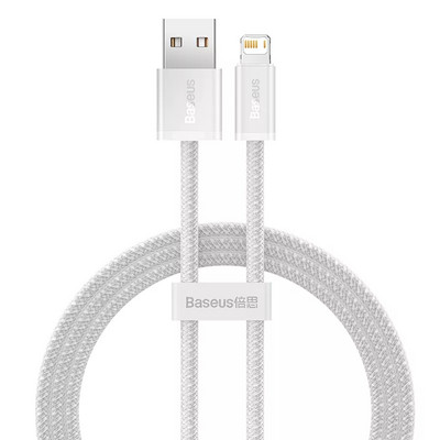 Kábel Baseus USB pre iPhone 13 12 2,4 A s rýchlym nabíjaním a dátovým káblom pre iPhone 13 Mini Pro Max, kábel USB C, drôtený kábel