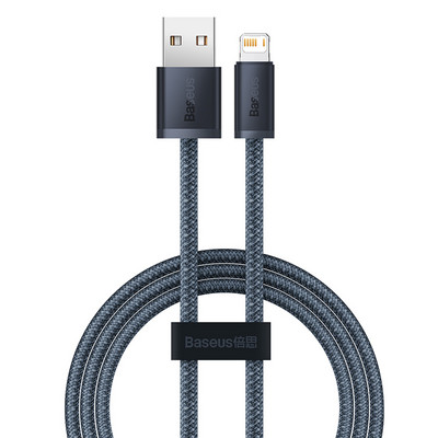 Kábel Baseus USB pre iPhone 13 12 2,4 A s rýchlym nabíjaním a dátovým káblom pre iPhone 13 Mini Pro Max, kábel USB C, drôtený kábel
