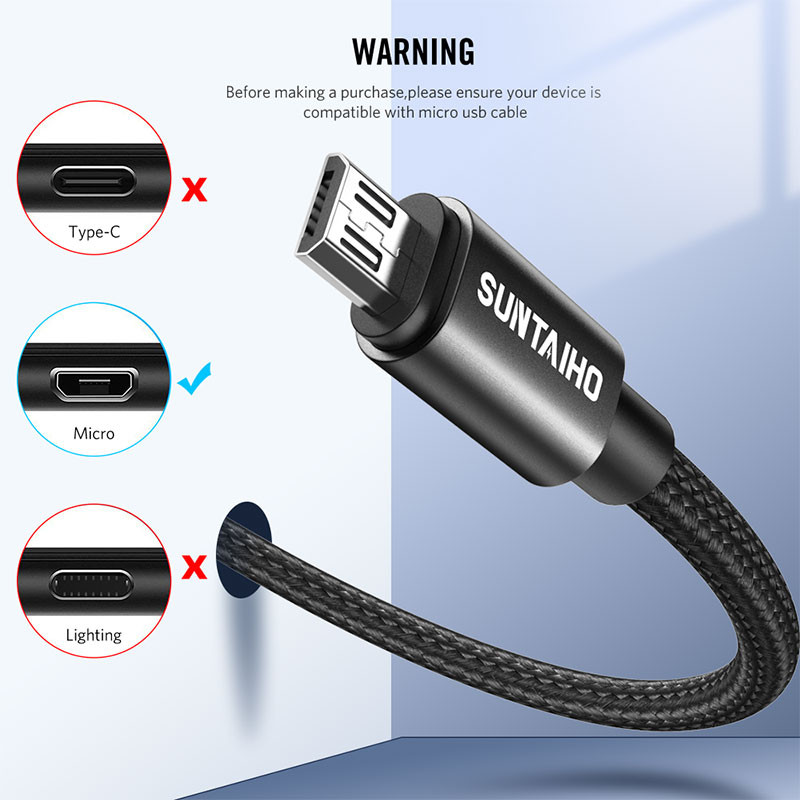 5 paketa 2.4A mikro USB kabela za Xiaomi Redmi Huawei USB brzo punjenje telefona žičani kabel za punjenje za Samsung Android telefon punjač
