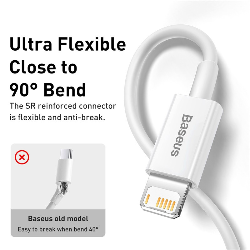 Baseus USB kábel iPhone 13 11 Pro Xs Max gyorstöltő kábel iPhone iPad Pro USB kábel adatkábel vezeték mobiltelefon kábel