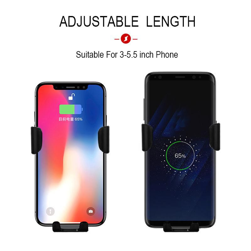 15W bežični punjač za automobil, magnetski držač za telefon za auto za iPhone 14 13 12 Samsung Xiaomi infracrveno indukcijsko QI brzo punjenje