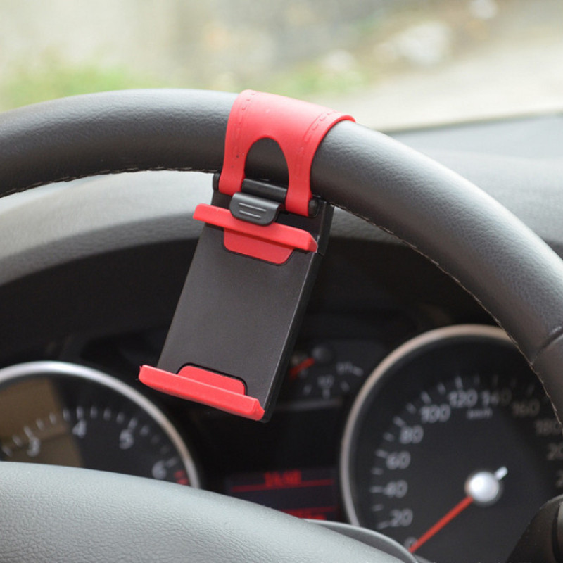 Univerzalni držač za telefon u automobilu Držač za volan Nosač za bicikl Stalak za mobilni telefon za sve telefone Navigacija Nosač za montažu u automobilu