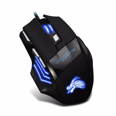 RYRA 5500 DPI USB žični miš za igranje LED računalni miš Gamer RGB miševi X7 Tihi miš s pozadinskim osvjetljenjem Miševi za prijenosna računala za igrače