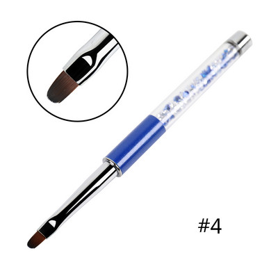 BQAN Nail Brush Nail Art Design UV Gél Lakk Rajzfestő Gél ecset 6#8# Liner Nail Oval Head Manikűr barkács toll köröm eszköz