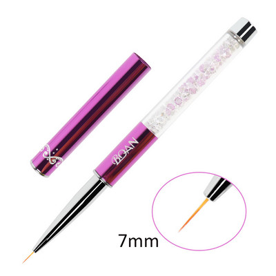 BQAN Nail Brush Nail Art Design UV Gél Lakk Rajzfestő Gél ecset 6#8# Liner Nail Oval Head Manikűr barkács toll köröm eszköz