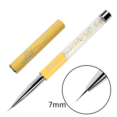 BQAN Nail Brush Nail Art Design UV Gél Lakk Rajzfestő Gél ecset 6#8# Liner Nail Oval Head Manikűr barkács toll köröm eszköz