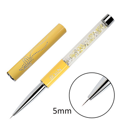BQAN Nail Brush Nail Art Design UV Gél Lakk Rajzfestő Gél ecset 6#8# Liner Nail Oval Head Manikűr barkács toll köröm eszköz