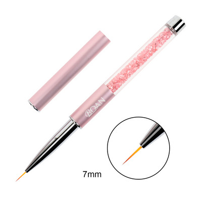 BQAN Nail Brush Nail Art Design UV Gél Lakk Rajzfestő Gél ecset 6#8# Liner Nail Oval Head Manikűr barkács toll köröm eszköz