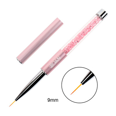 BQAN Nail Brush Nail Art Design UV Gél Lakk Rajzfestő Gél ecset 6#8# Liner Nail Oval Head Manikűr barkács toll köröm eszköz