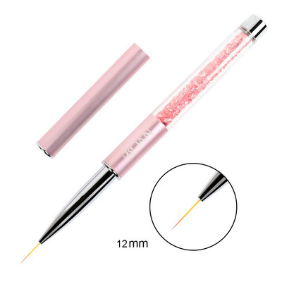BQAN Nail Brush Nail Art Design UV Gél Lakk Rajzfestő Gél ecset 6#8# Liner Nail Oval Head Manikűr barkács toll köröm eszköz