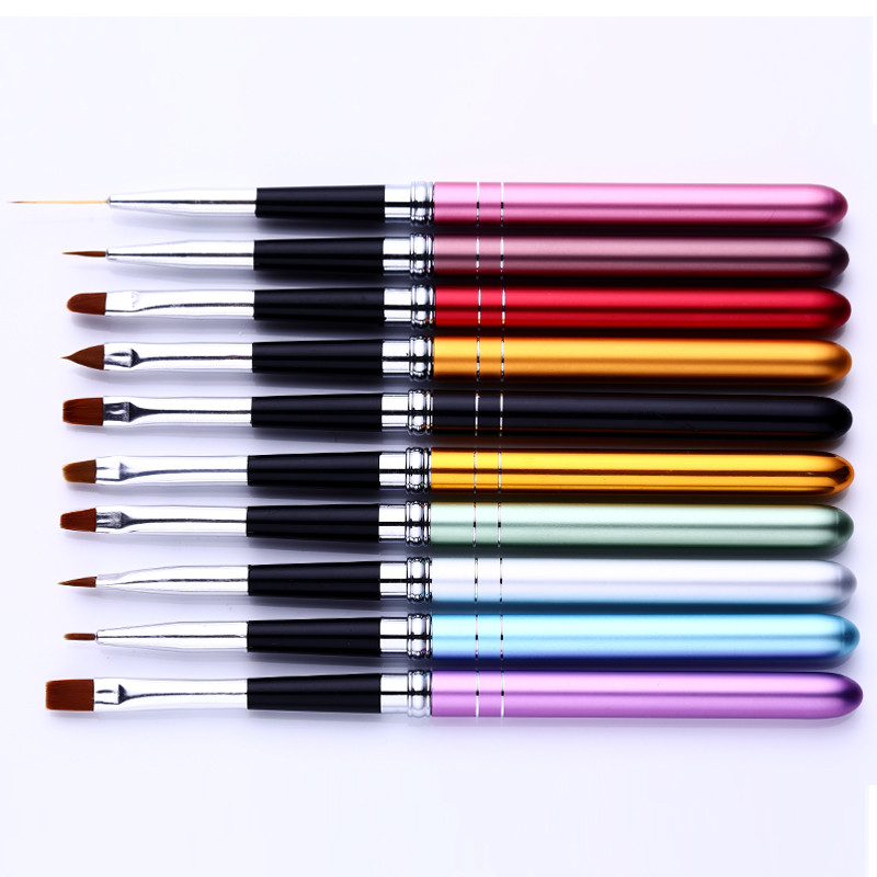 7/15 бр. UV гел, акрилна четка за нокти, четка за нокти за рисуване на чертежи, рисуване, писалка, дизайни, инструмент за рисуване на нокти