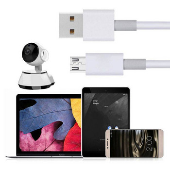 3/5 метра дълъг микро USB зарядно устройство за зареждане, гъвкав бял кабел, кабел, тел за Samsung Huawei Xiaomi Android смарт мобилен телефон