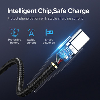 Ugreen USB C кабел за мобилен телефон Samsung Galaxy S20 Plus Кабел за бързо зареждане тип C за Xiaomi Redmi Note 10 Mi 9 USB C кабел