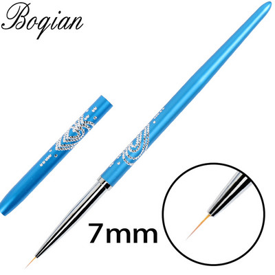 BQAN Bélés ecset 5/7/9/11/12/15 mm körömkefe Kézi rajz tippek Rajzvonal Festés Toll Eszközök Manikűr köröm ecset díszítés