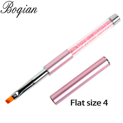 BQAN Bélés ecset 5/7/9/11/12/15 mm körömkefe Kézi rajz tippek Rajzvonal Festés Toll Eszközök Manikűr köröm ecset díszítés