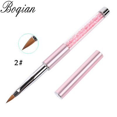 BQAN Bélés ecset 5/7/9/11/12/15 mm körömkefe Kézi rajz tippek Rajzvonal Festés Toll Eszközök Manikűr köröm ecset díszítés