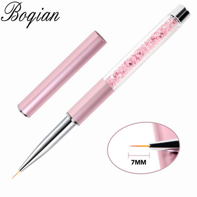 BQAN Bélés ecset 5/7/9/11/12/15 mm körömkefe Kézi rajz tippek Rajzvonal Festés Toll Eszközök Manikűr köröm ecset díszítés