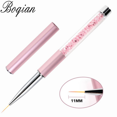 BQAN Bélés ecset 5/7/9/11/12/15 mm körömkefe Kézi rajz tippek Rajzvonal Festés Toll Eszközök Manikűr köröm ecset díszítés