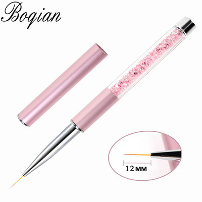 BQAN Bélés ecset 5/7/9/11/12/15 mm körömkefe Kézi rajz tippek Rajzvonal Festés Toll Eszközök Manikűr köröm ecset díszítés