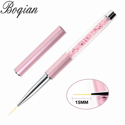 BQAN Bélés ecset 5/7/9/11/12/15 mm körömkefe Kézi rajz tippek Rajzvonal Festés Toll Eszközök Manikűr köröm ecset díszítés