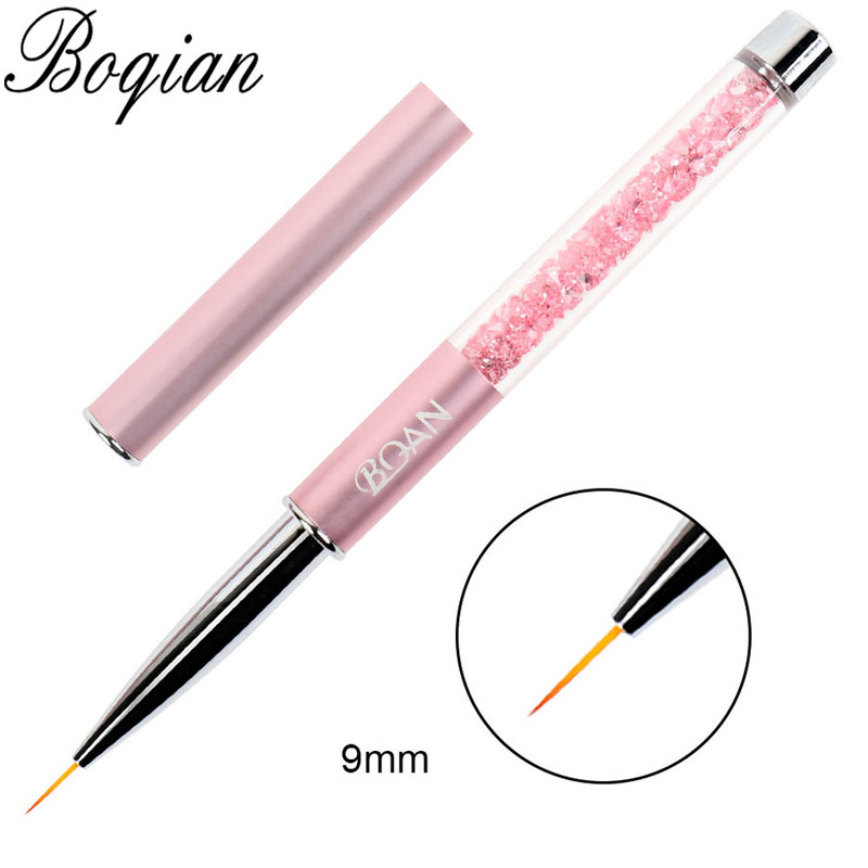 BQAN Bélés ecset 5/7/9/11/12/15 mm körömkefe Kézi rajz tippek Rajzvonal Festés Toll Eszközök Manikűr köröm ecset díszítés