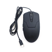 Mouse de birou cu fir silențios, 1600 DPI, 6 butoane, tip C și mouse optic USB pentru desktop, notebook, mouse pentru jocuri de computer